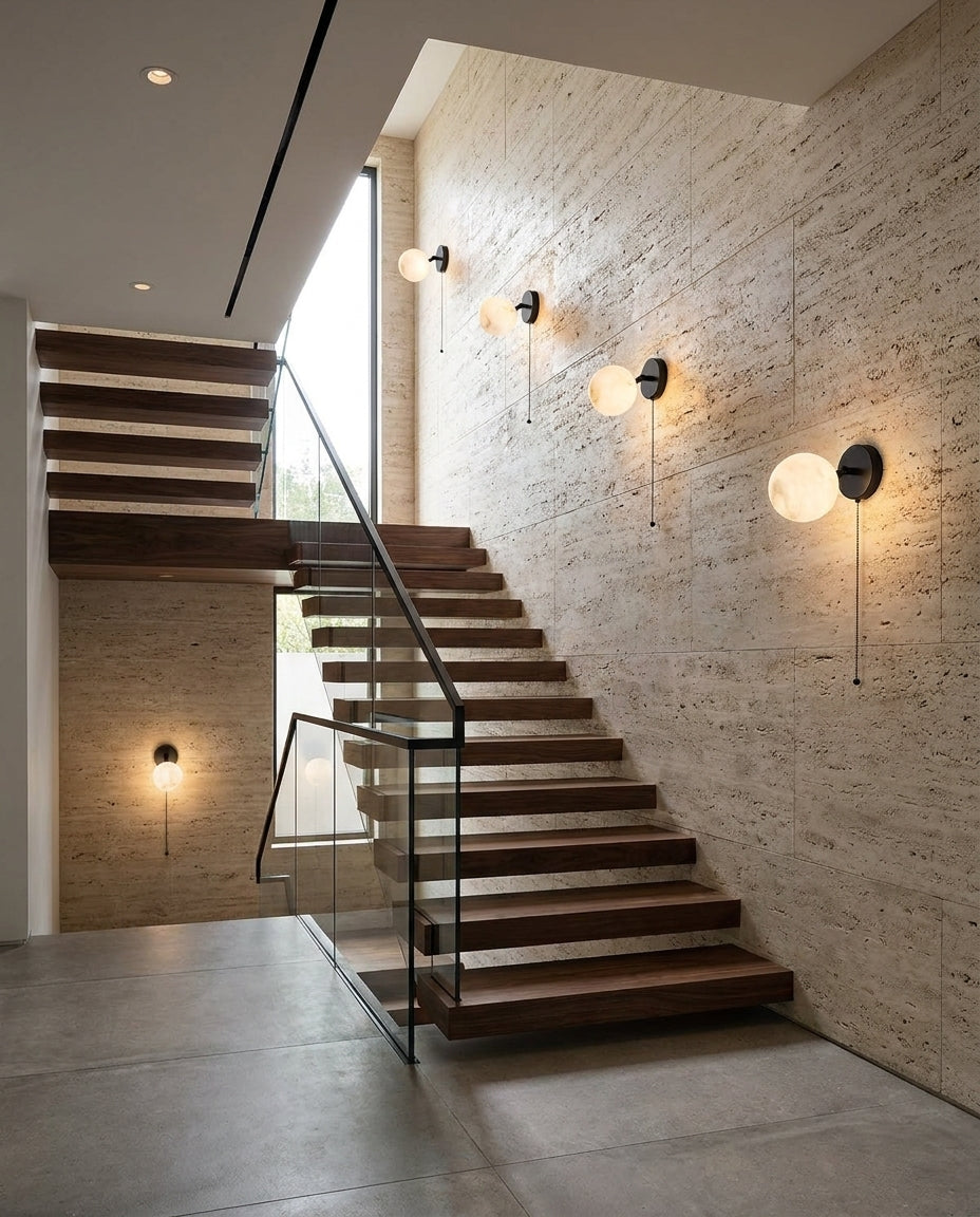 Grafthill Alabaster-Wandleuchte