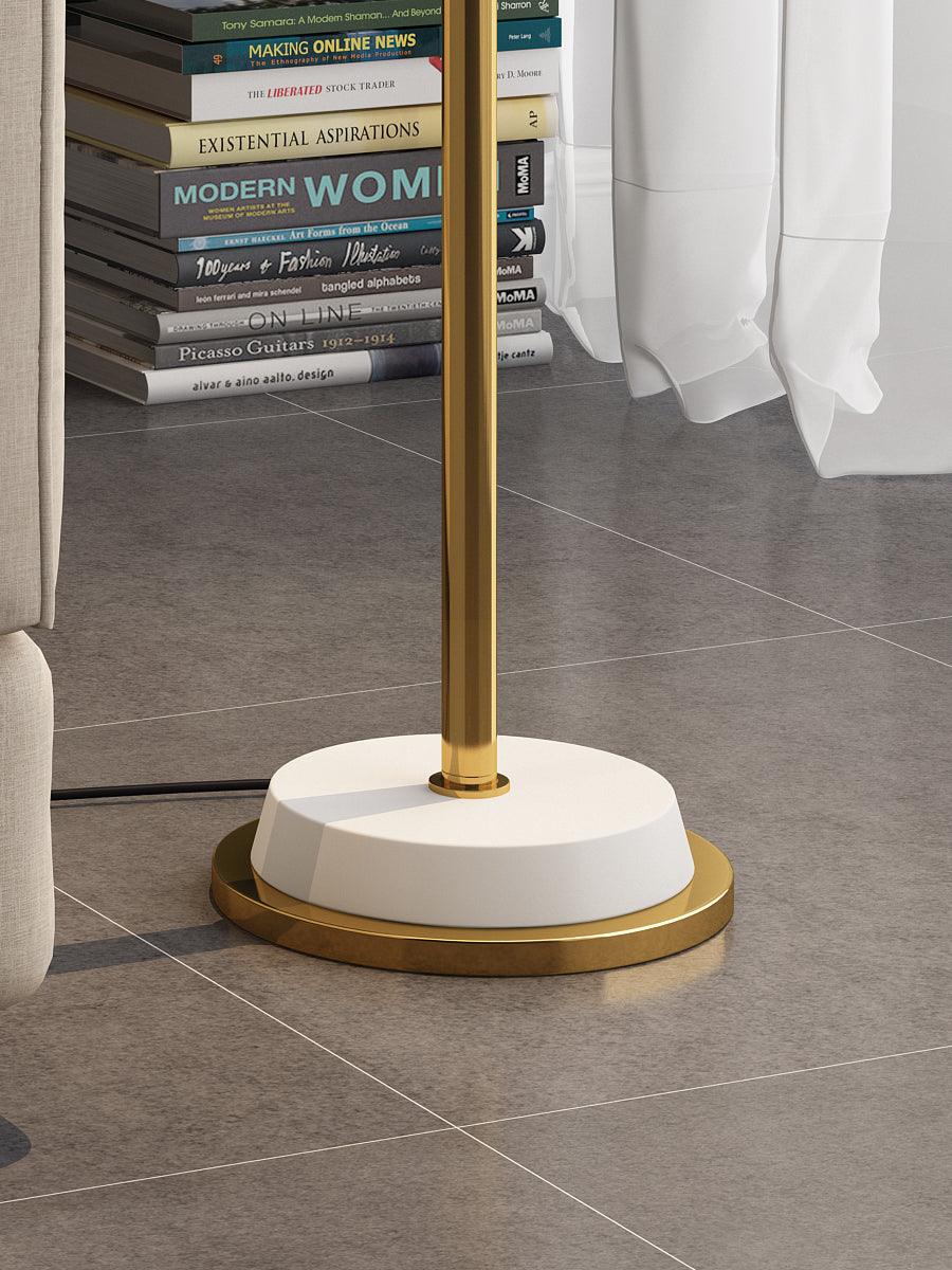 Xildas Schwarz & Gold Minimalistische Stehleuchte