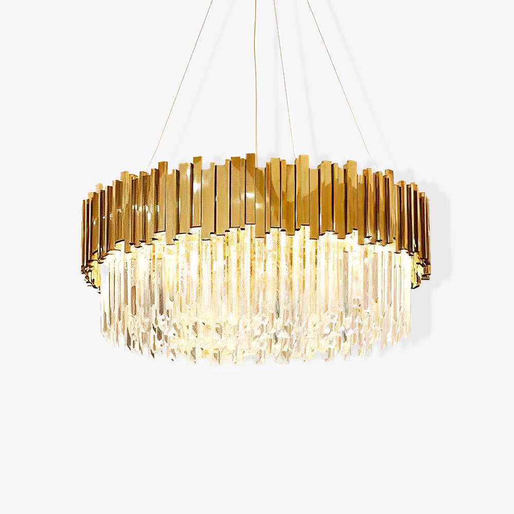 Avenu Kronleuchter Kronleuchte Gold Kristall Golden