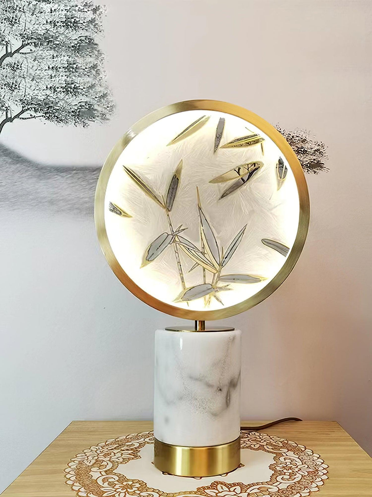 Bambino Tischleuchte Marmortischlampe