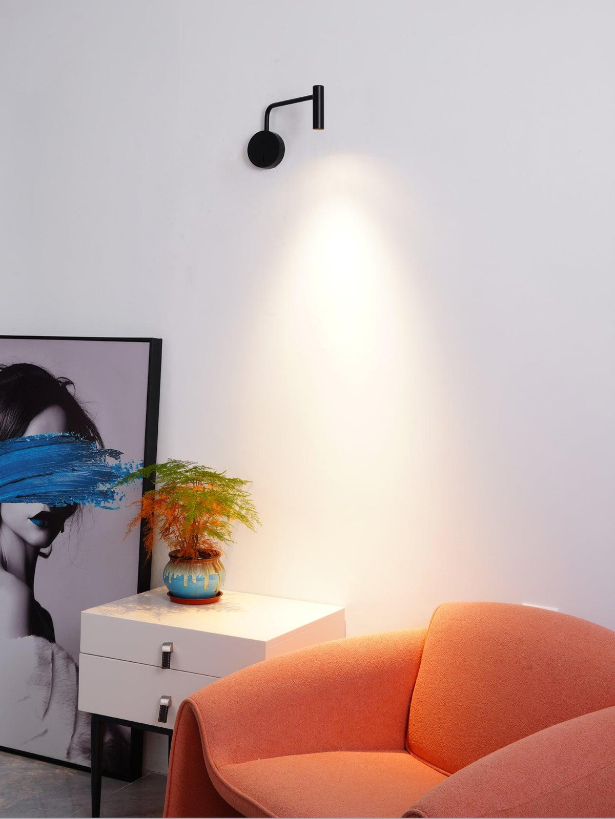 Kiroxen Minimalistische LED-Wandleuchte mit Scheiben