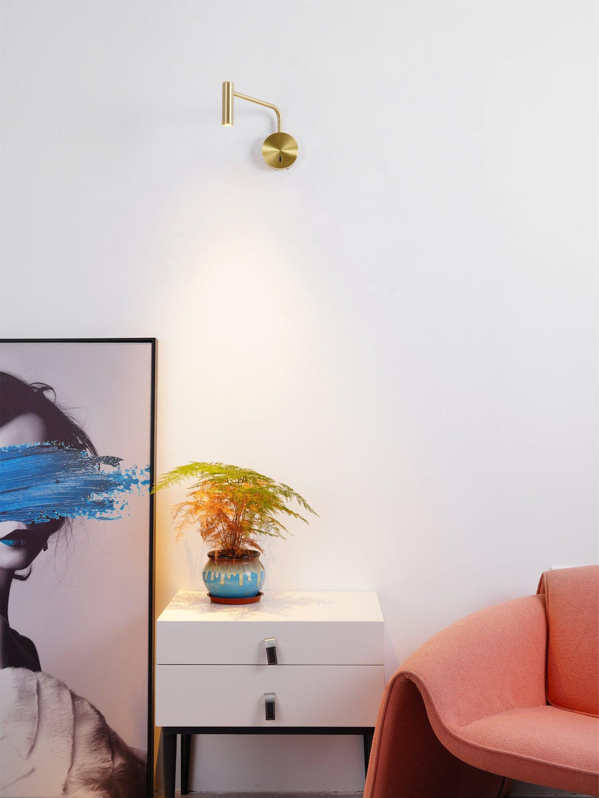 Kiroxen Minimalistische LED-Wandleuchte mit Scheiben