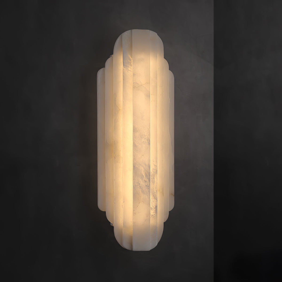 Avenanina Art Deco Alabaster Wandleuchte