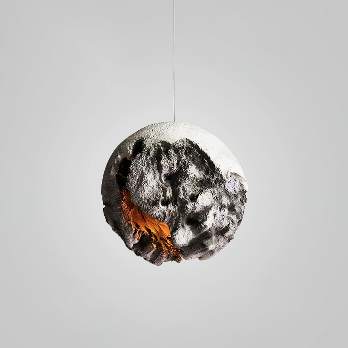Ilphaara Irregular Planet Kunststoff-Pendelleuchte