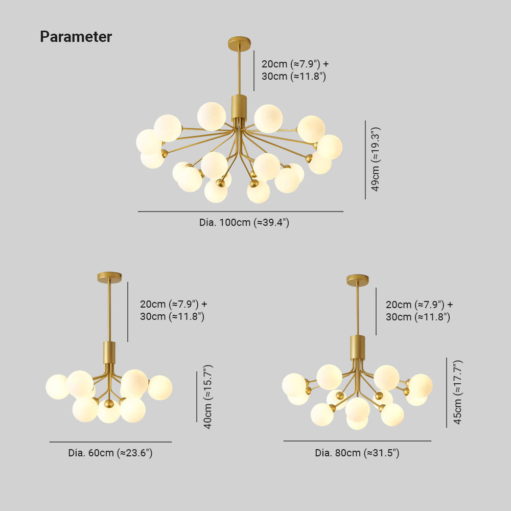 Valentina LED Kronleuchter Metall Wohnzimmer/Schlafzimmer/Esszimmer