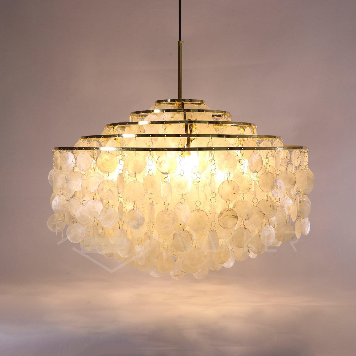 Rivena Pendelleuchte Rund Schalenring