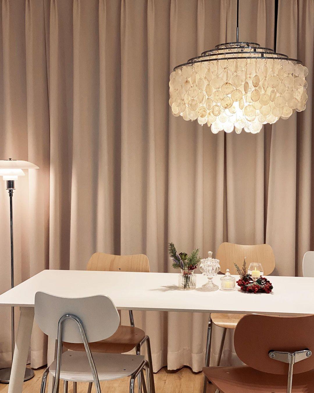 Rivena Pendelleuchte Rund Schalenring