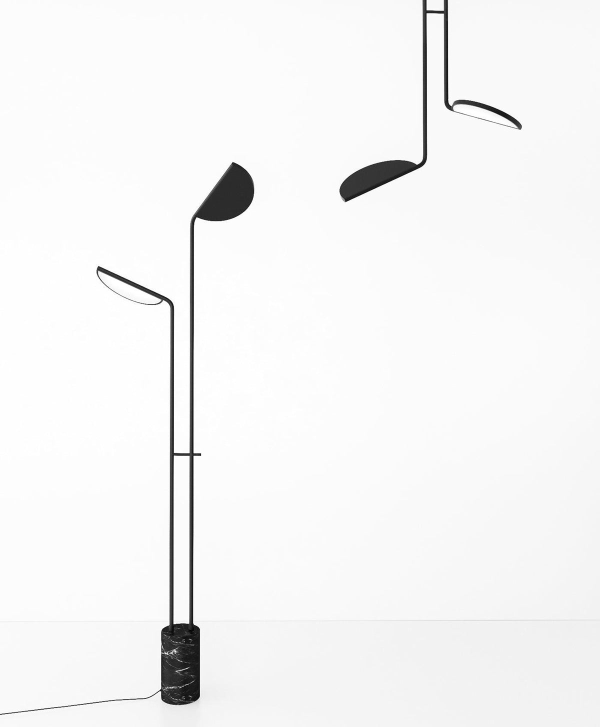 Selarielle Minimalistische Stehleuchte aus Marmor