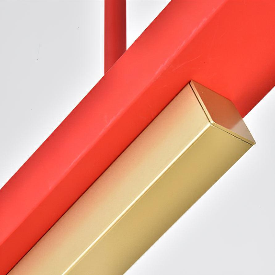 Veveny Pendelleuchte Doppelkugel Linear Balken Geometrisch