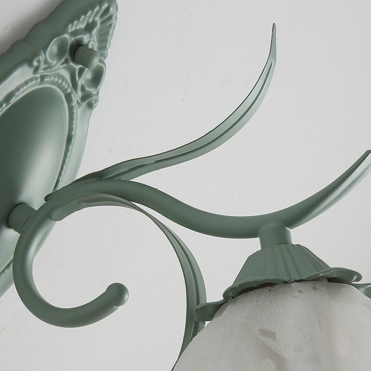 Oly Premium zeitgenössische Kunst-Wandleuchte aus flarem Glas