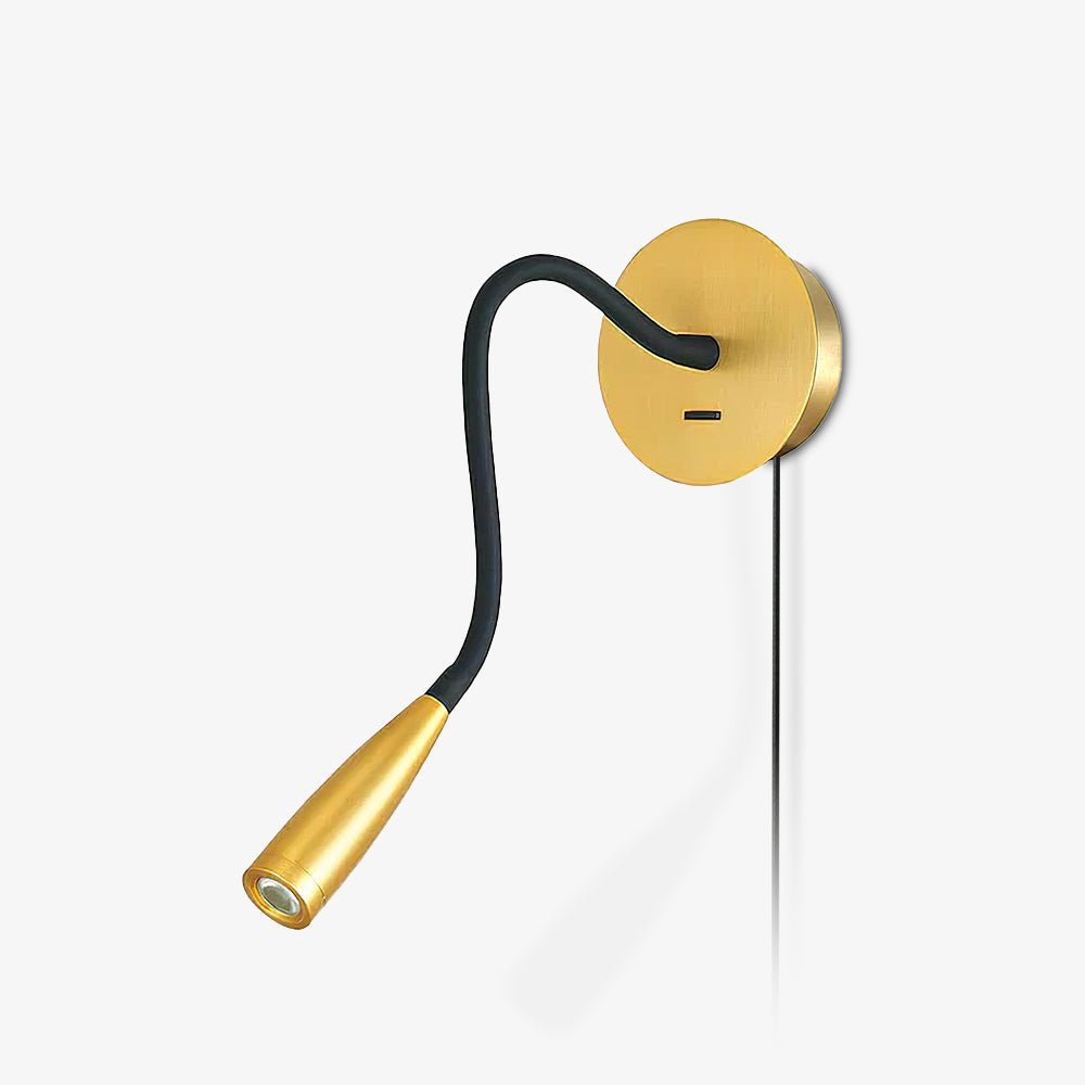 Rivanelle zeitgenössische minimalistische Wandleuchte mit Stecker