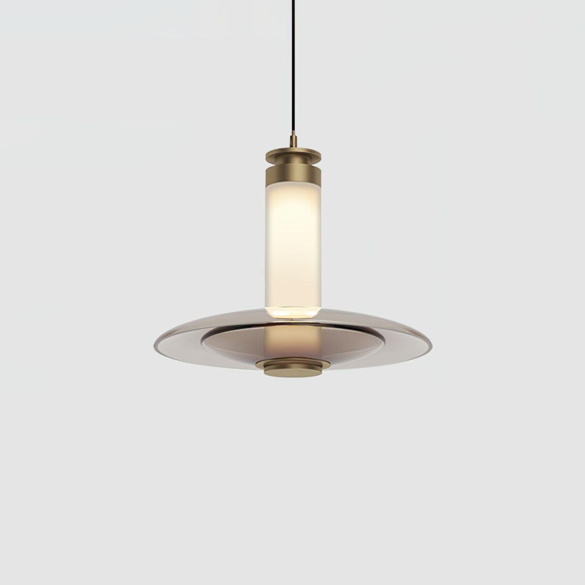 Borian Pendelleuchte aus Glas futuristisch für Wohnzimmer | Cielum