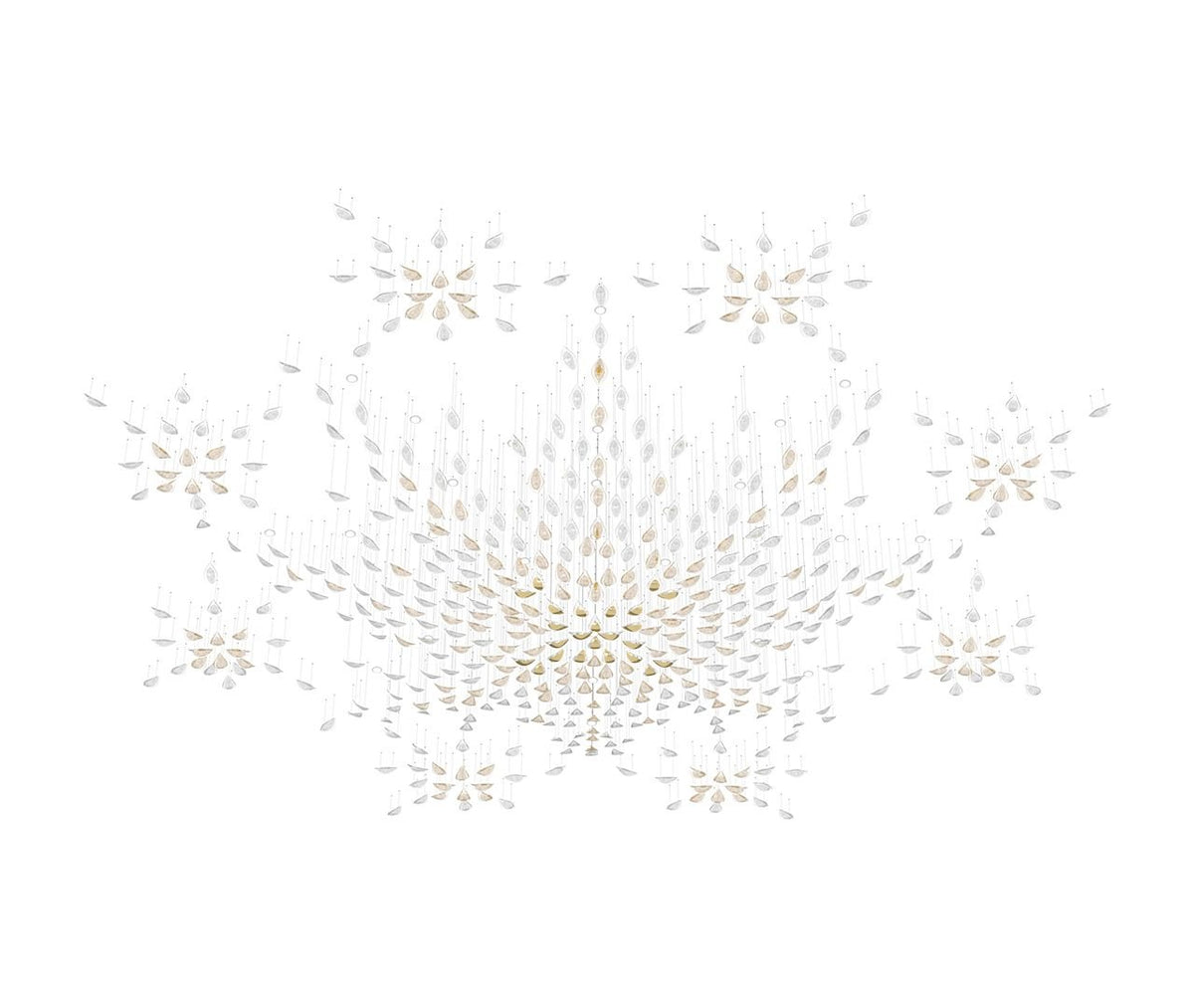 Avynen Kristall-Blüten-Kronleuchter