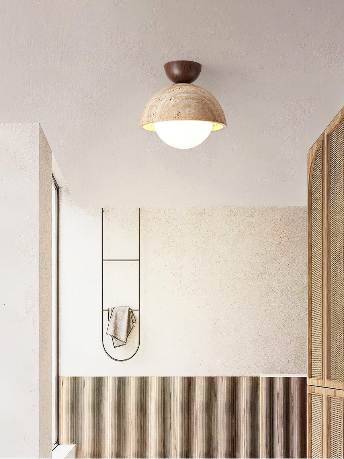 Serireon Travertine Deckenleuchte
