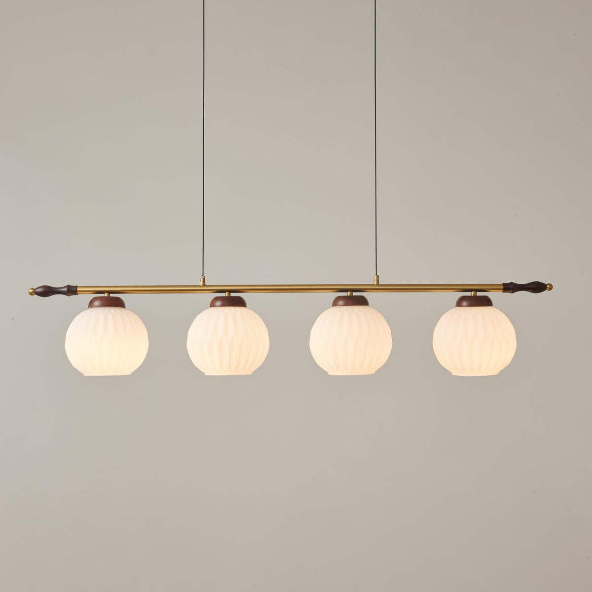 Huna Vintage-Glas-Pendelleuchte