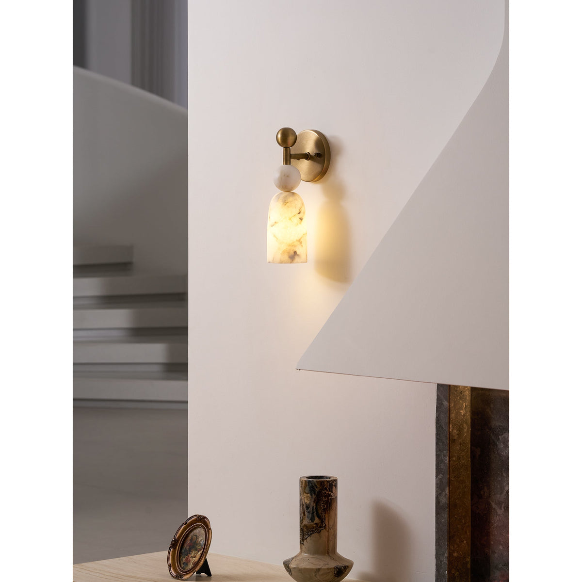 Serafin Alabaster Wandleuchte