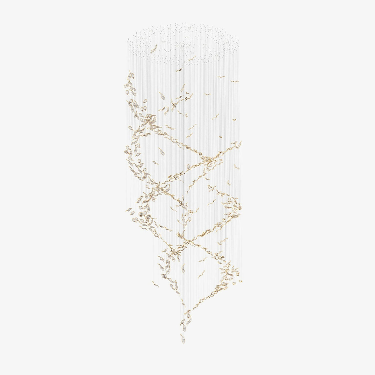 Velelora Kronleuchter Cascading Leaf Luxe