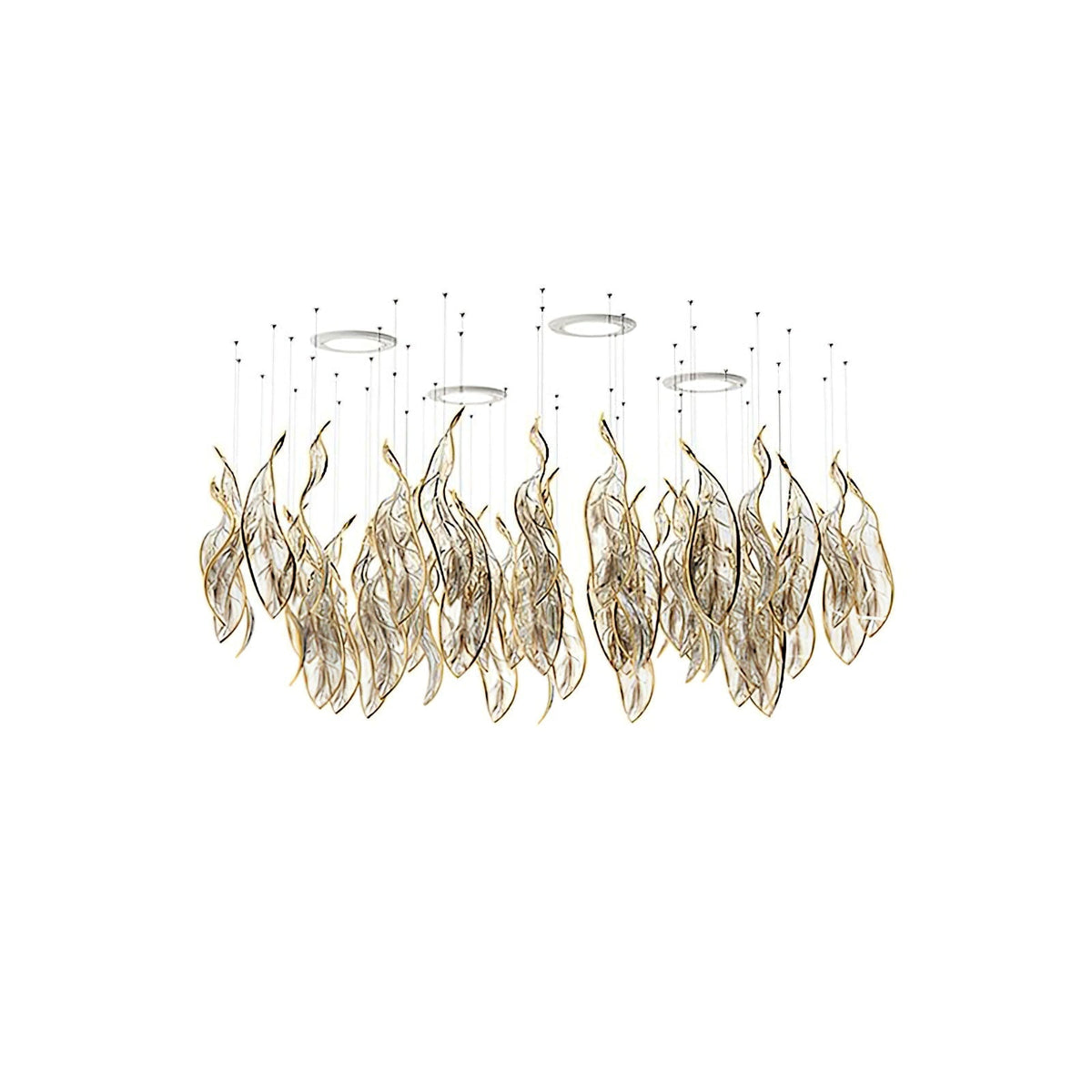 Velelora Kronleuchter Cascading Leaf Luxe