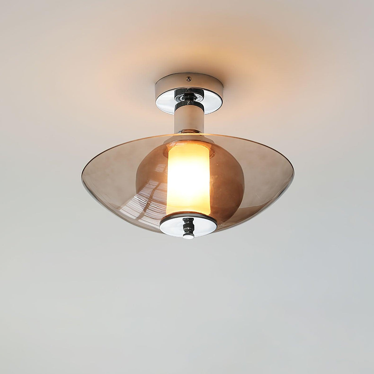 Vasolir Flying Saucer Chrom-Wandleuchte