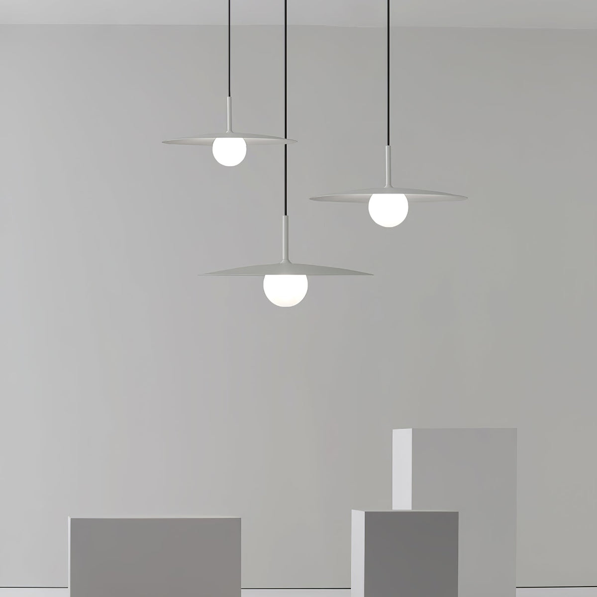 Norerise Pendelleuchte Plattenlampenschirm für Wohnzimmer