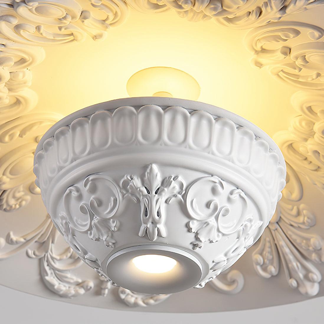 Jhel Pendelleuchte aus Kunstharz im Flying Saucer-Design