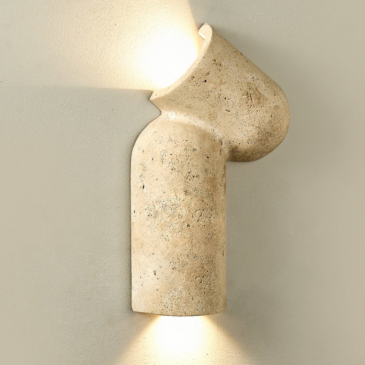 Valoreth Travertine Wandleuchte