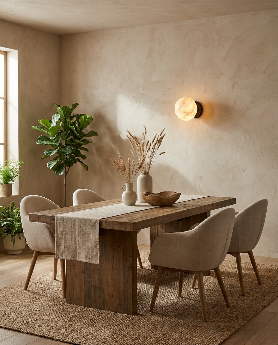Norstone Alabaster-Wandleuchte