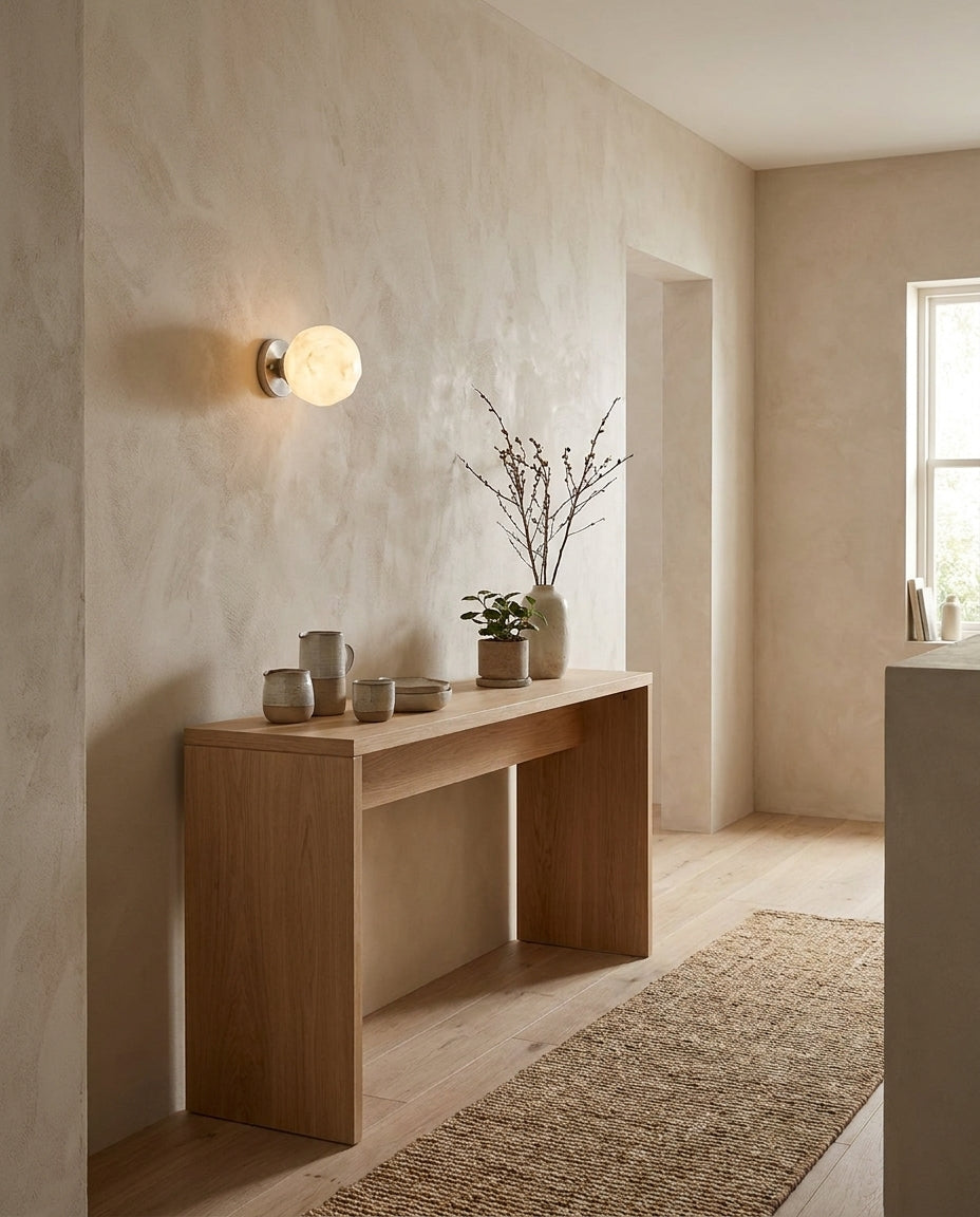 Norstone Alabaster-Wandleuchte
