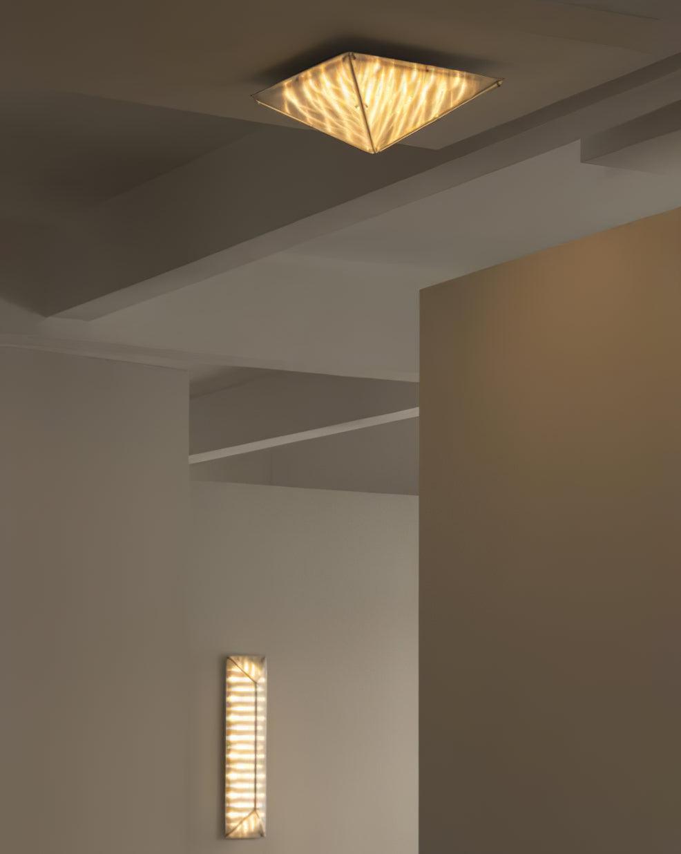 Facet Moderne Deckenleuchte aus Glas