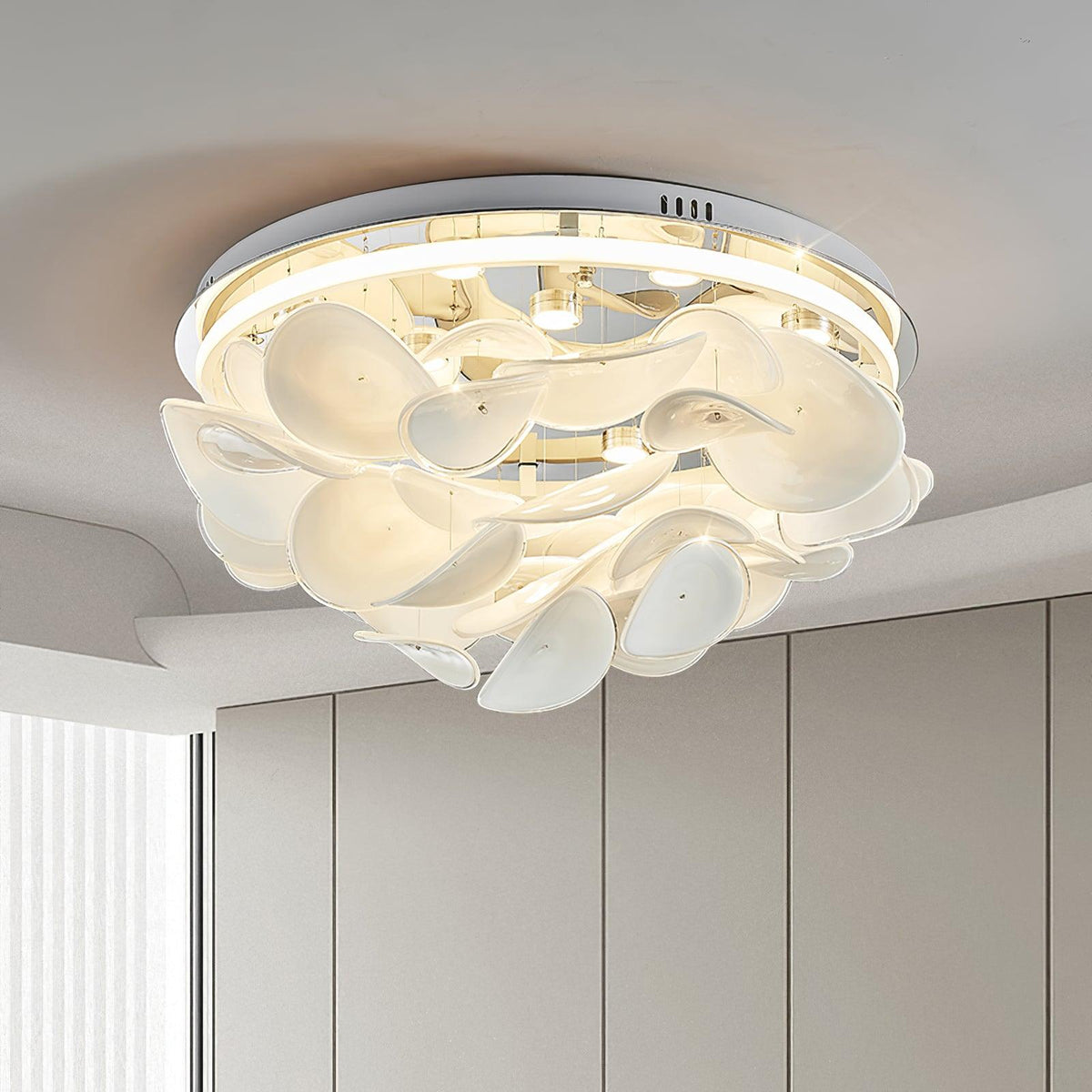 Viraalian Französisch Petal Deckenleuchte für moderne Häuser
