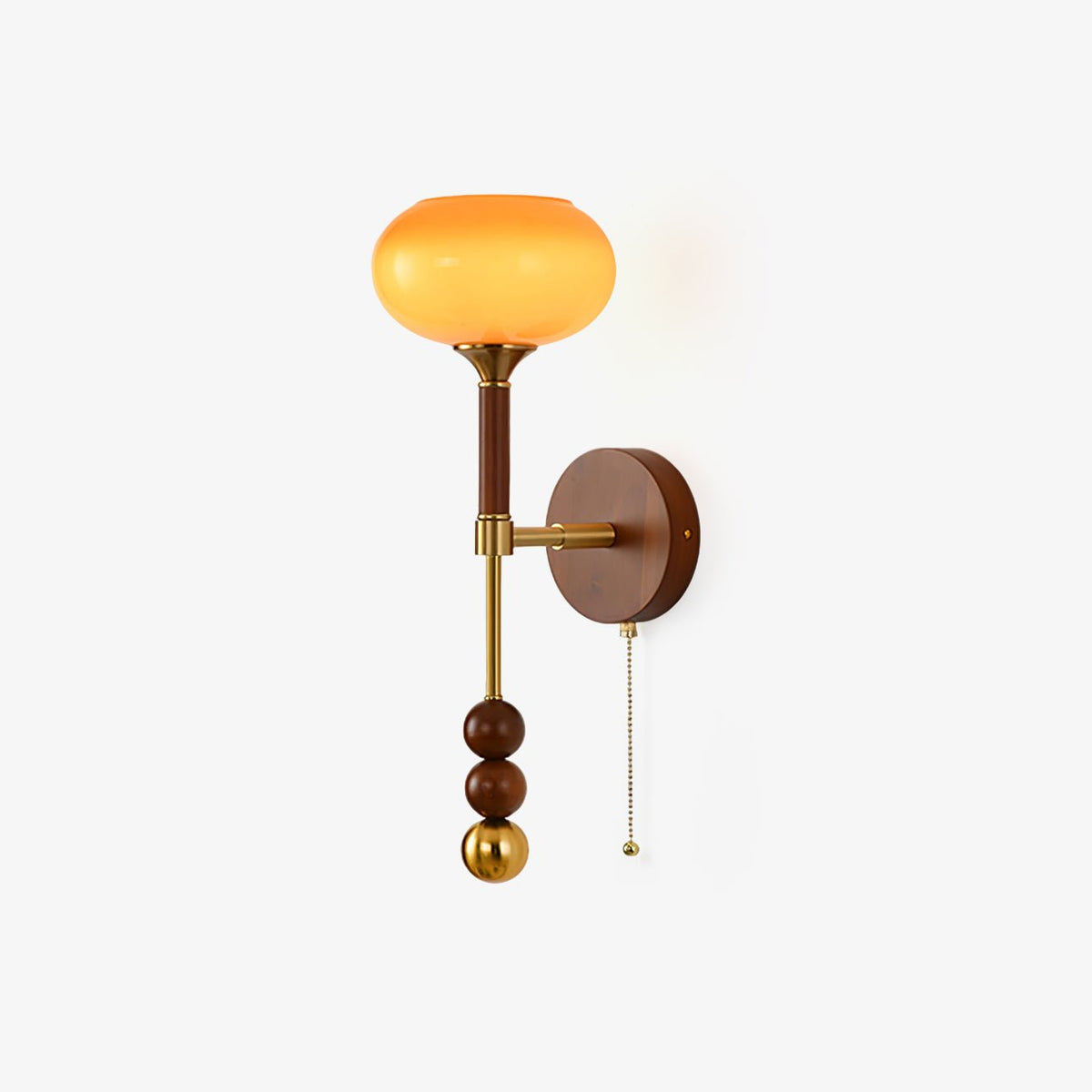 Hilda Roma Elegance Holz-Wandleuchte
