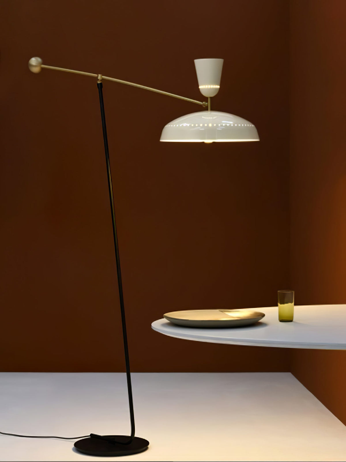 Celeste Minimalismus Messing Stehleuchte