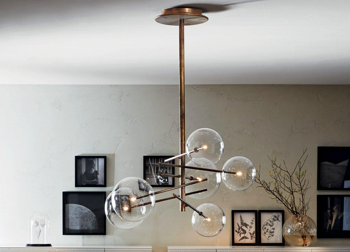 Aveno Kronleuchter LED Kristall transparent