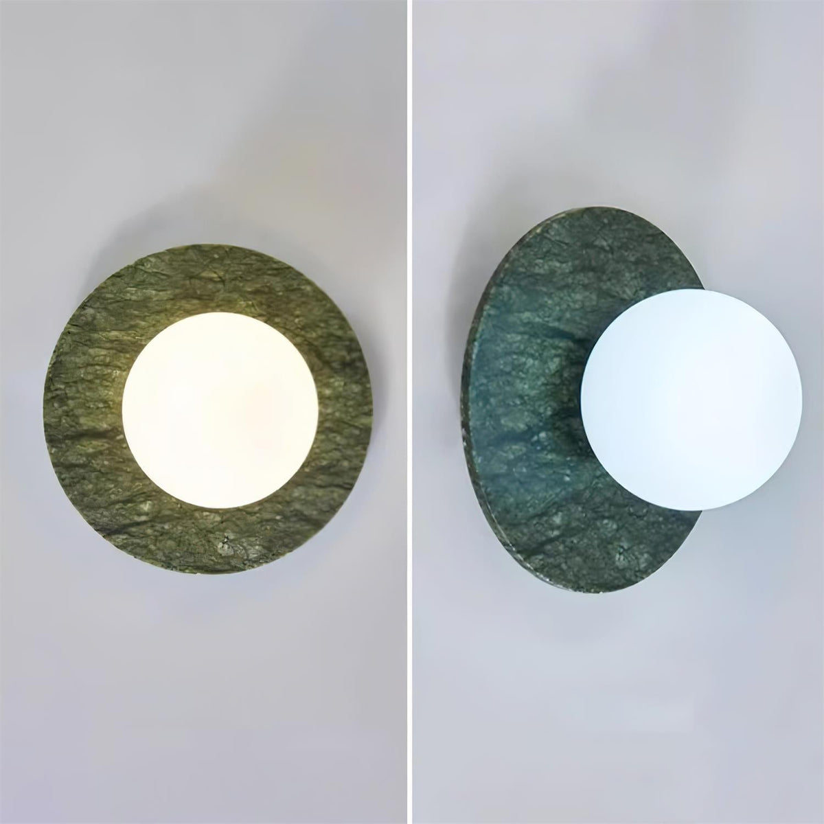 Enox Minimalistische Marmor Globus Wandleuchte