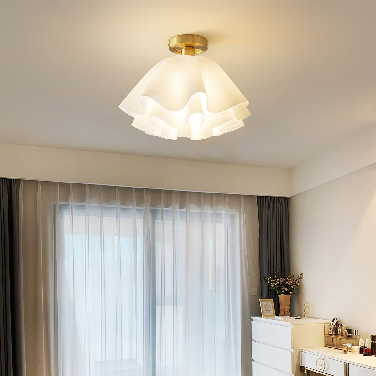 Menro Deckenleuchte in Blumenform