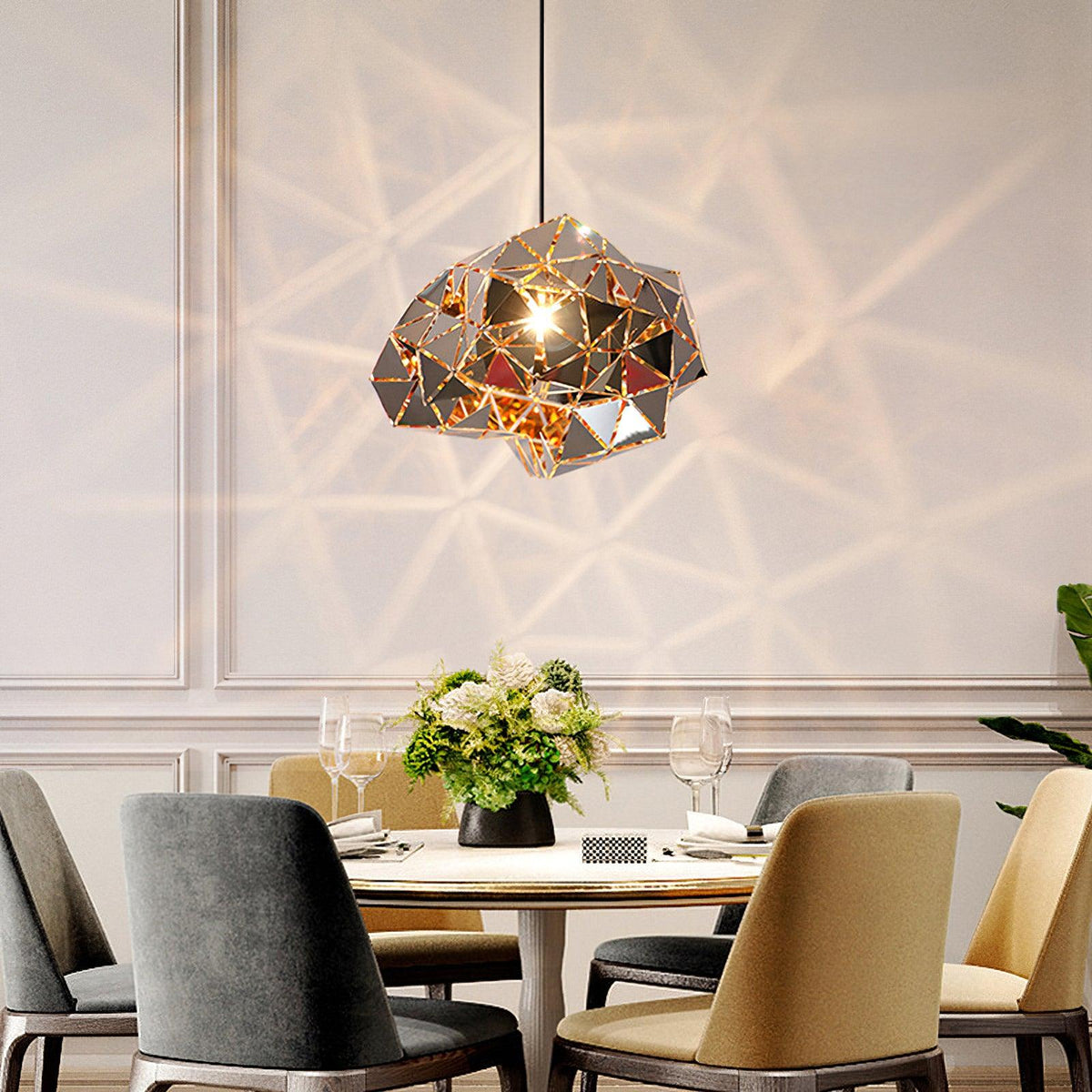 Arix Premium skandinavische Kunst-Panel-Pendelleuchte