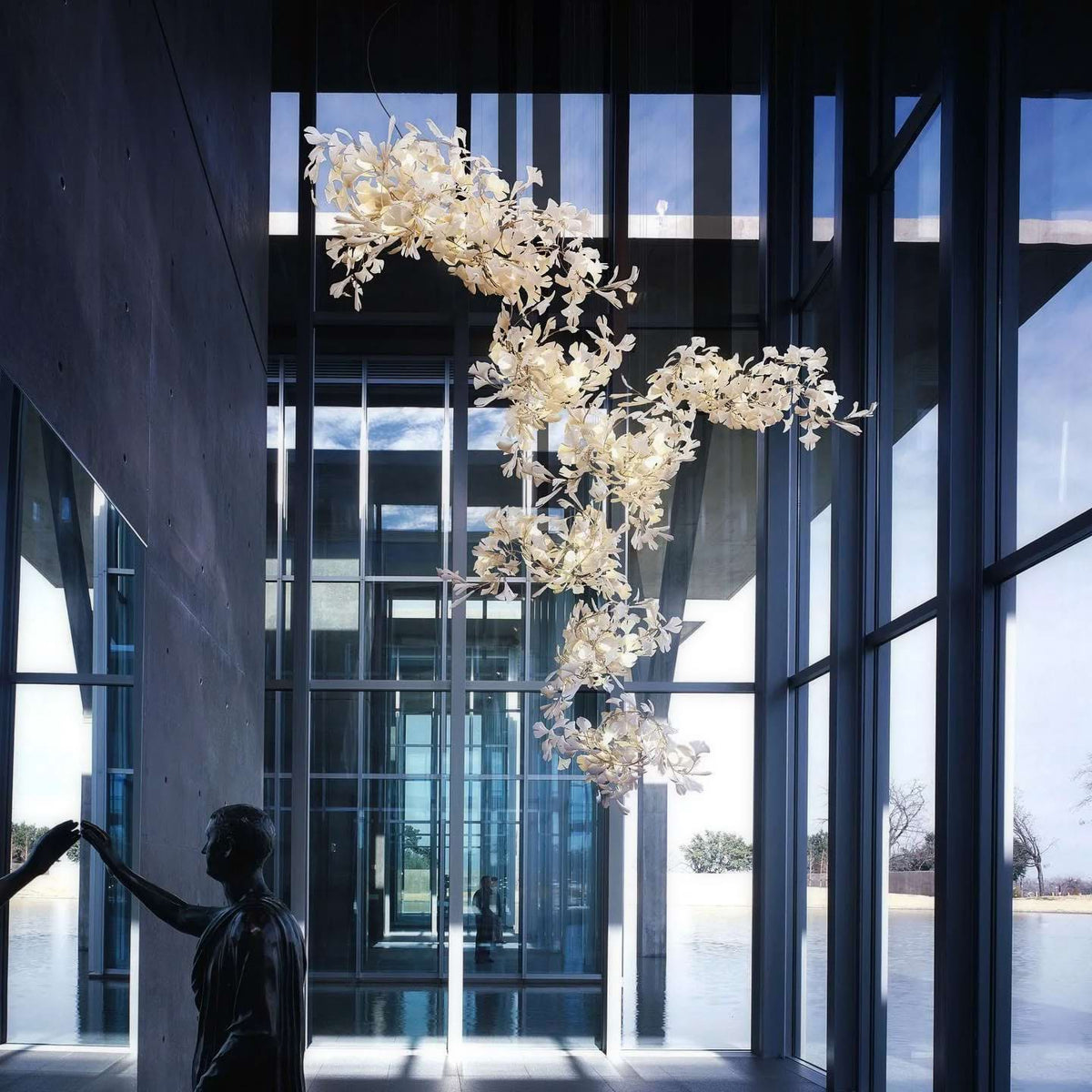 Eurzoris Gingko-Blatt-Kronleuchter
