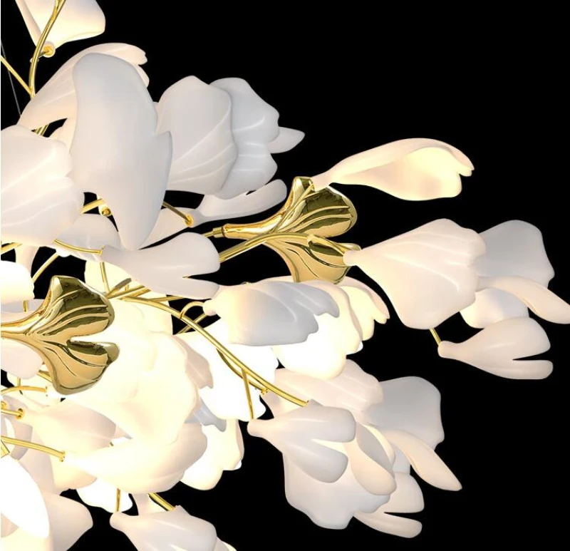 Eurzoris Gingko-Blatt-Kronleuchter