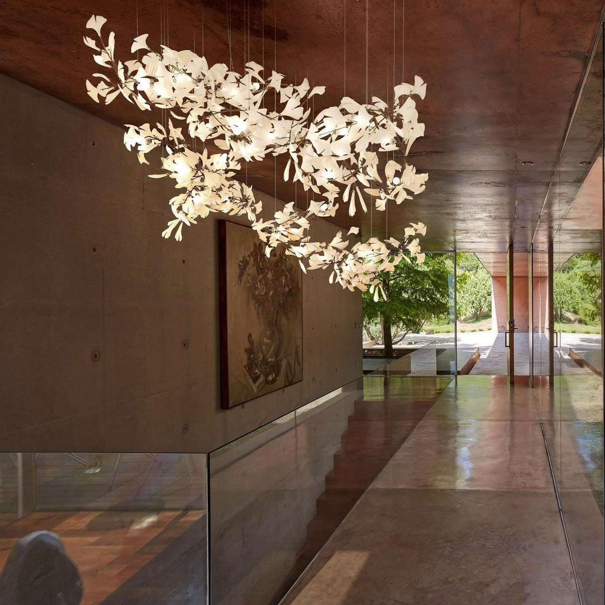 Eurzoris Gingko-Blatt-Kronleuchter