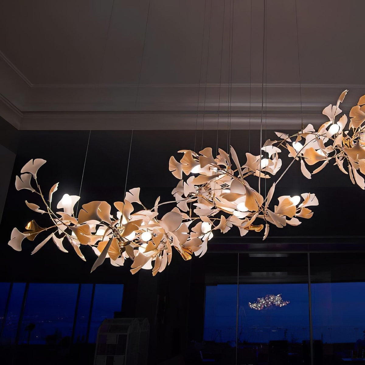 Eurzoris Gingko-Blatt-Kronleuchter