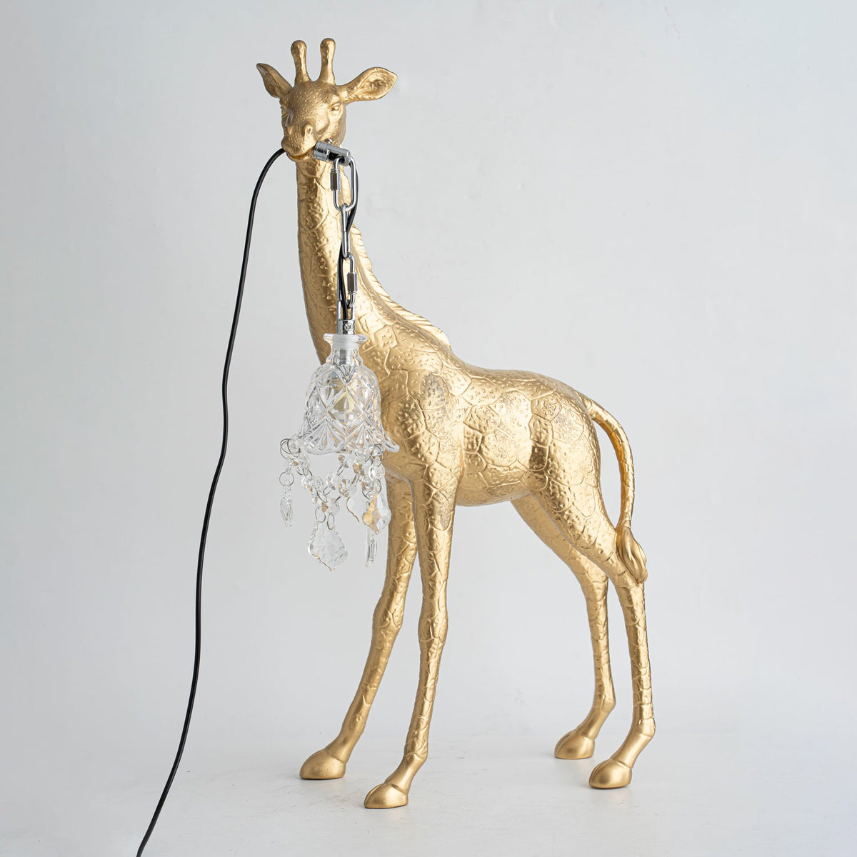 Fexl luxuriöse Giraffe Royale Skulptur-Stehleuchte