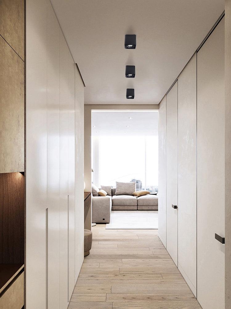 Devely Spotlightsurface-Mount-Zwillings-LED-Winkelmontierte Minimalistische Deckenleuchte