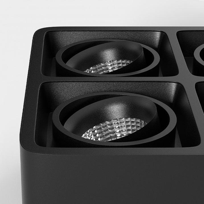 Devely Spotlightsurface-Mount-Zwillings-LED-Winkelmontierte Minimalistische Deckenleuchte