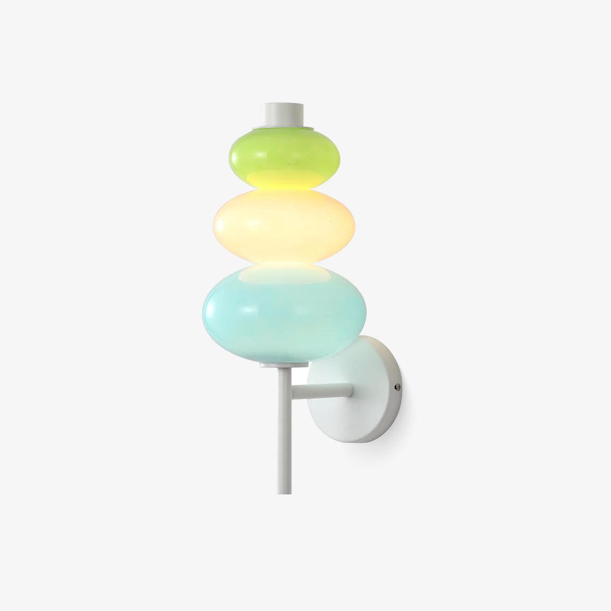 Pebble moderne Wandleuchte aus Glas