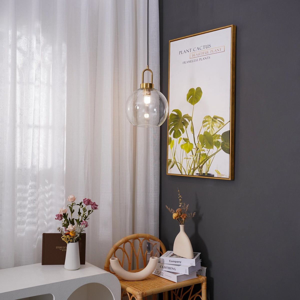 Eirisina Pendelleuchte Pendulum aus Glas