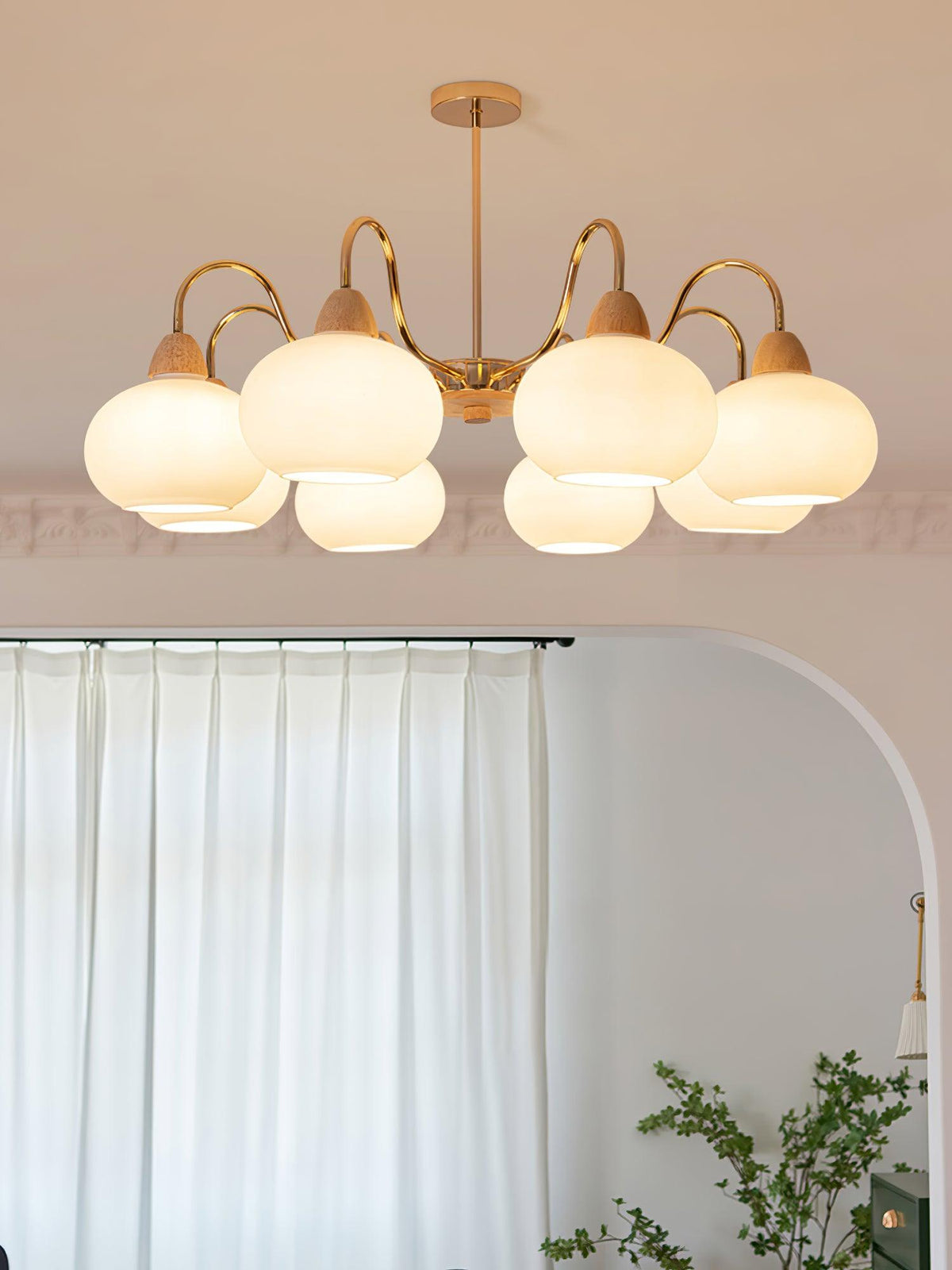 Zevena Kronleuchter aus Glas