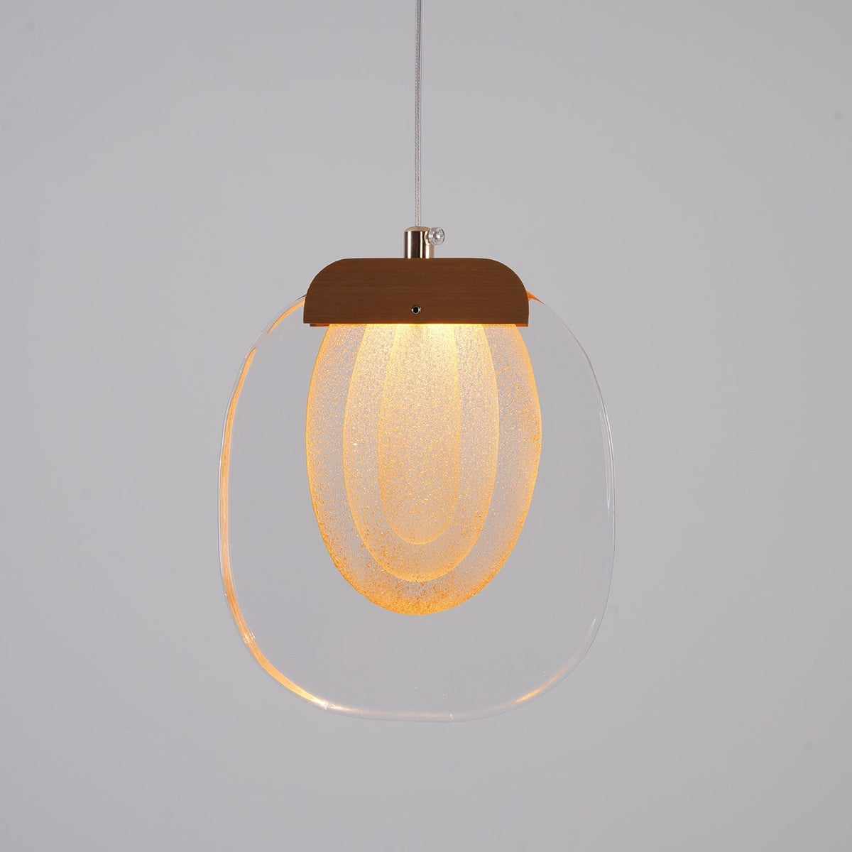 Avesia Minimalistische Pendelleuchte aus Glas für Treppenhaus