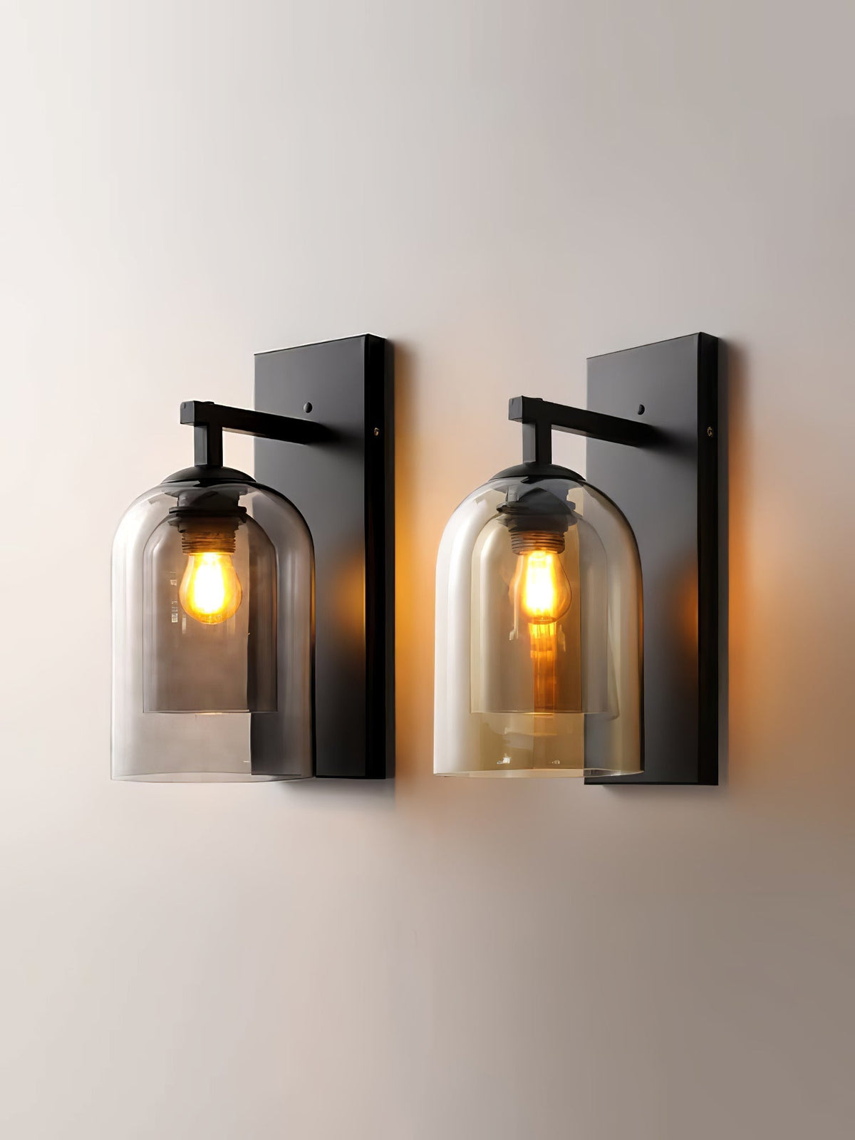 Xalen Premium zeitgenössische Kunst-Wandleuchte aus Tubular-Glas