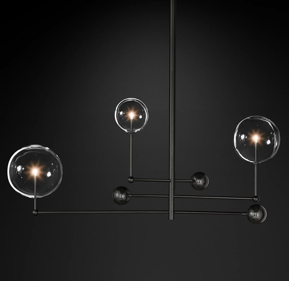 Orbit zeitgenössischer Kronleuchter aus Glas