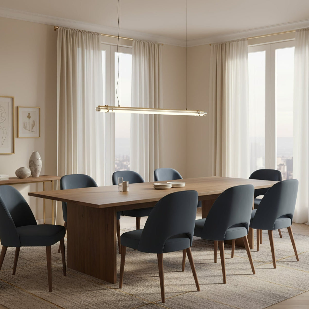 Gleam Bar Linear Pendelleuchte